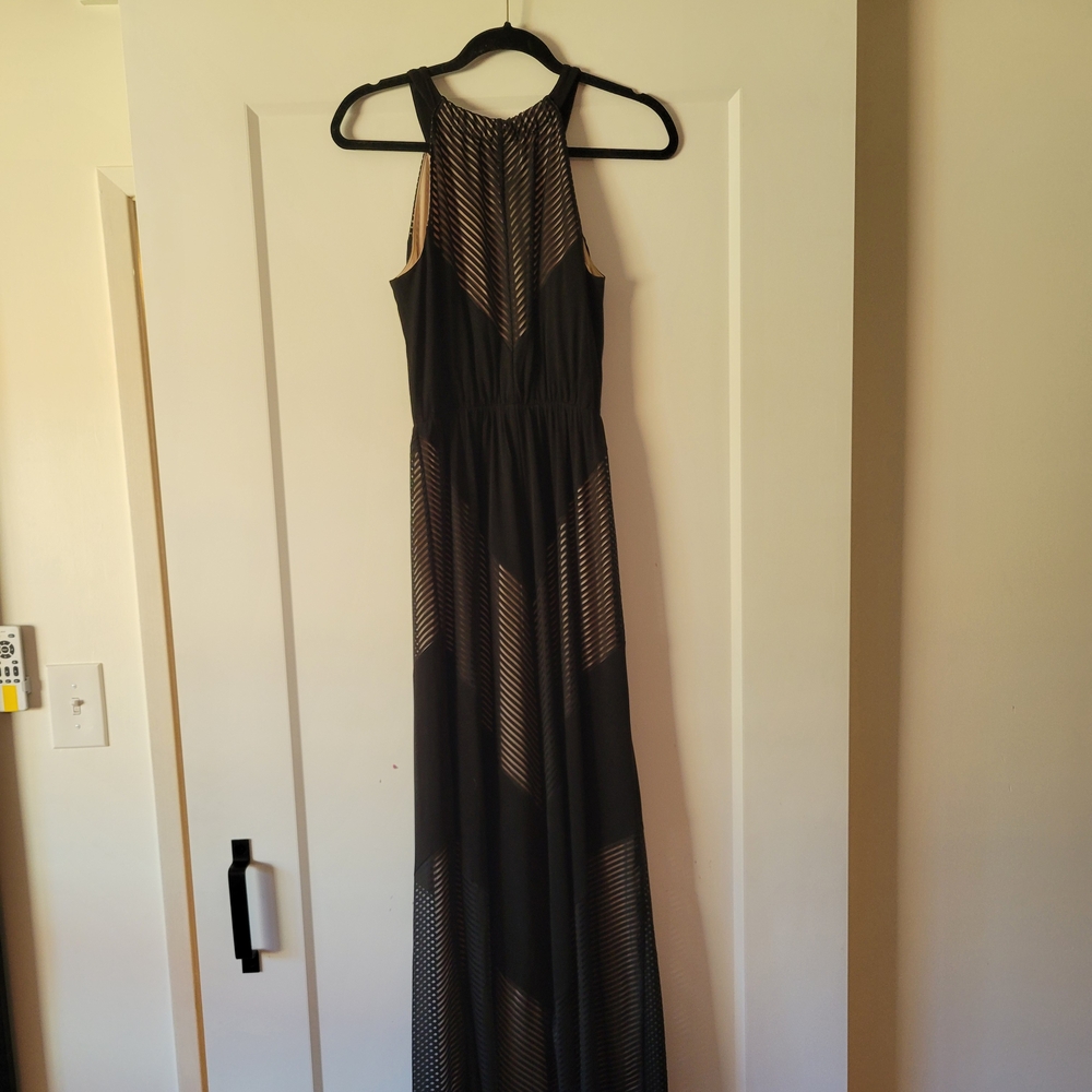 Apt. 9 Black Halter Maxi Gown for Weddings - Picture 7 of 10